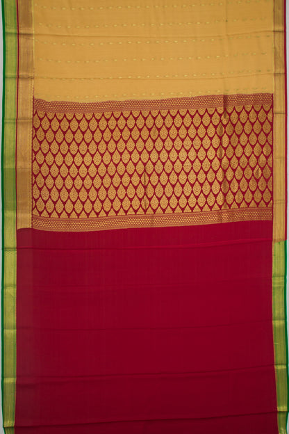 Binny Silk Brocade Gold Saree
