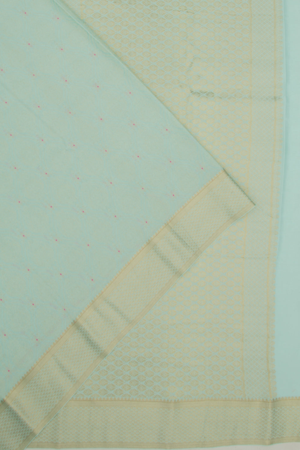 Binny Silk Brocade Sky Blue Saree