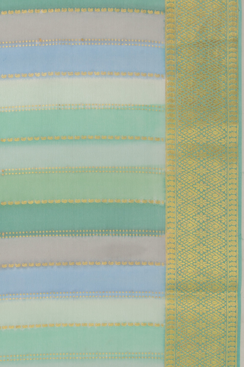 Binny Silk Vertical Lines Multi Color Saree