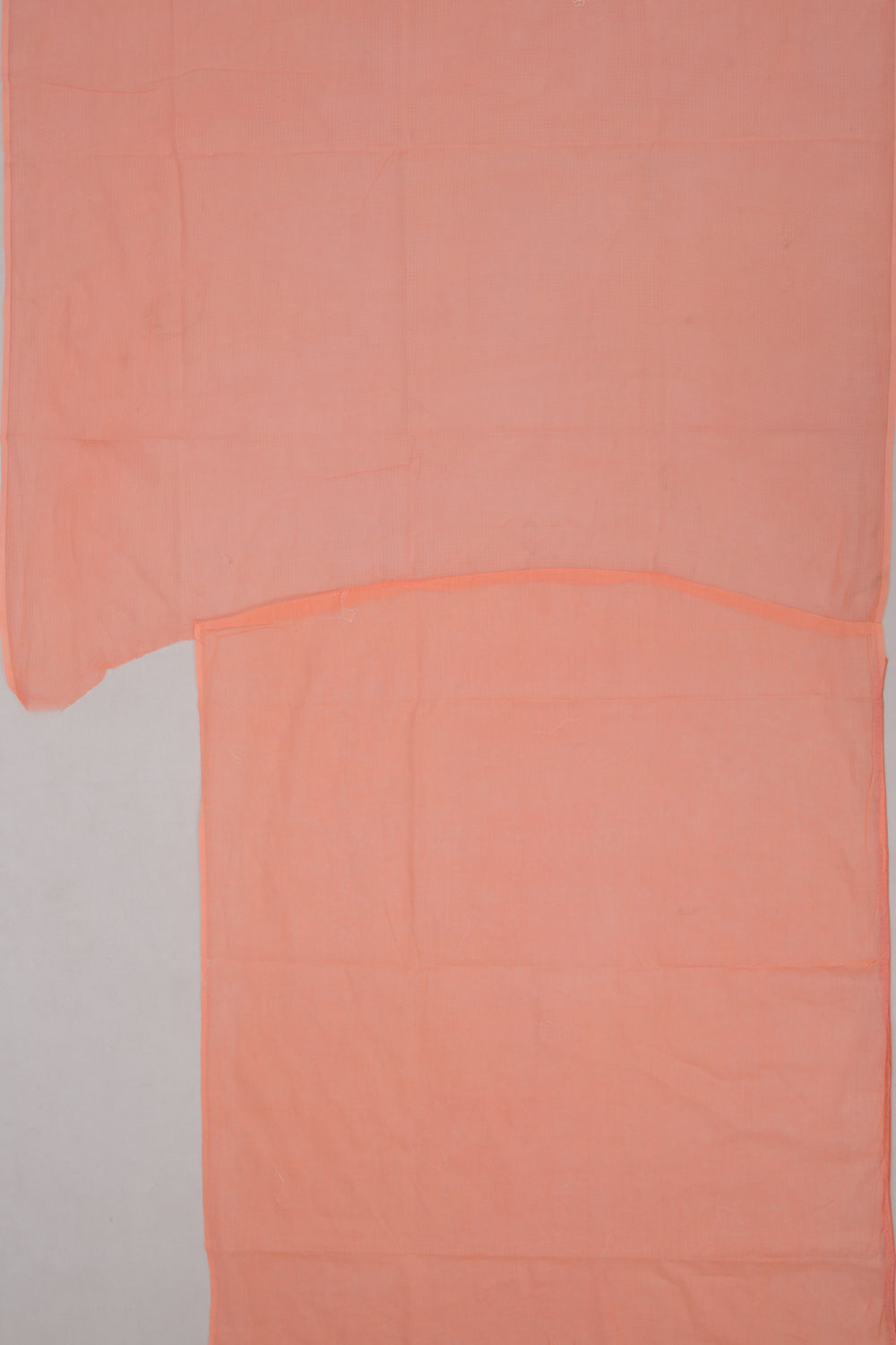 Kota Silk Brocade Orange Saree