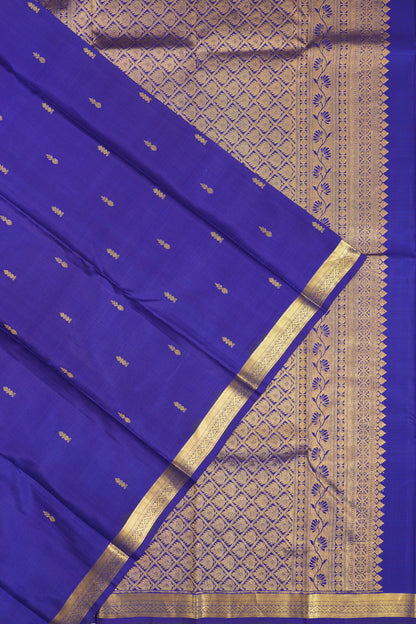 Taranga Kanchi Silk Butta Royal Blue Saree