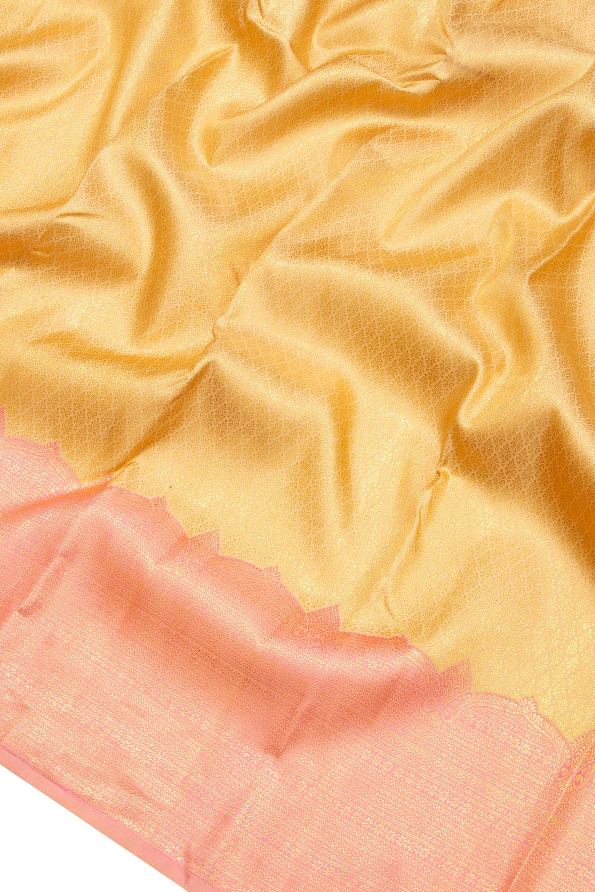 Kanchipuram Silk Brocade Beige Saree