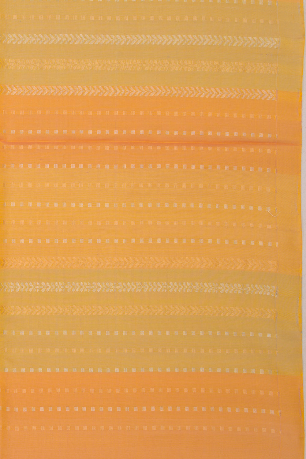 Coimbatore Silk Vertical Lines Yellow Saree