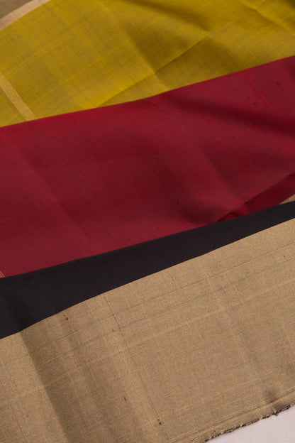 Coimbatore Silk Ikat Black Saree