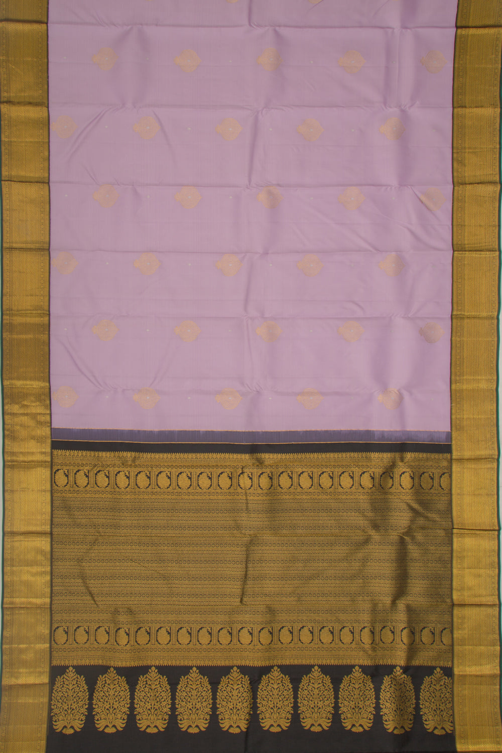 Kanchipuram Silk Butta Lavender Saree