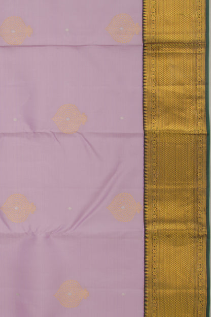 Kanchipuram Silk Butta Lavender Saree