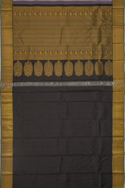 Kanchipuram Silk Butta Lavender Saree