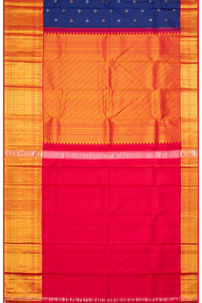 Taranga Kanchi Silk Butta Dark Blue Saree