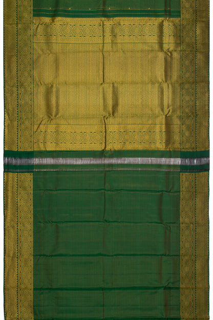 Taranga Kanchi Silk Checks And Butta Green Saree