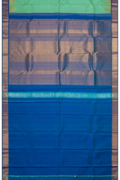 Kanchipuram Silk Butta Green Saree