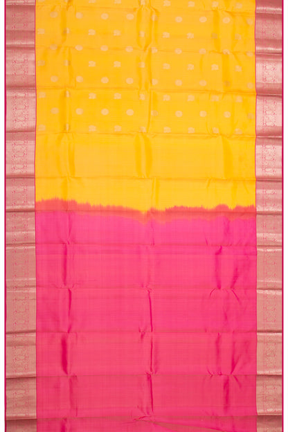 Taranga Kanchi Silk Butta Yellow Saree