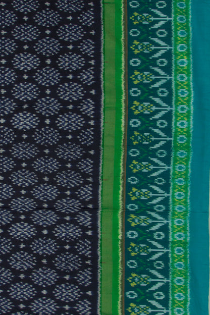 Pochampally Silk Ikat Midnight Blue Saree