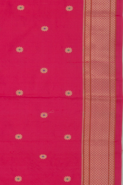 Paithani Silk Butta Pink Saree