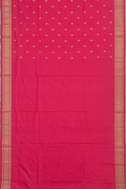 Paithani Silk Butta Pink Saree
