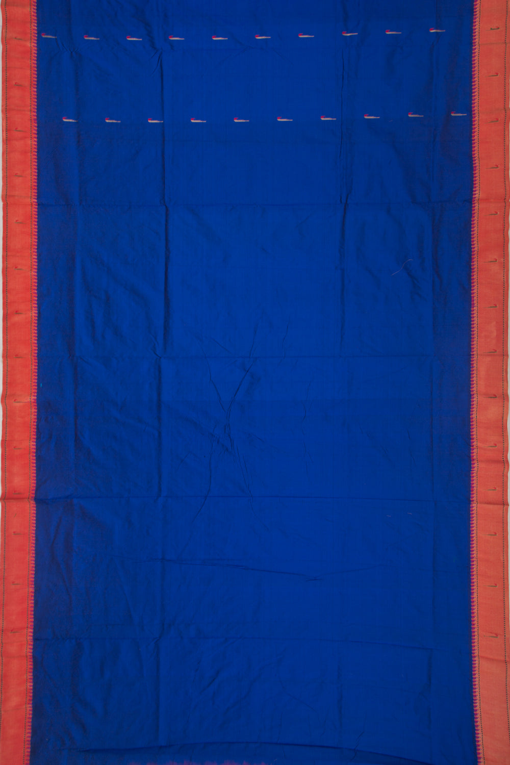 Muniya Soft Silk Butta Royal Blue Saree With Paithani Inspired Muniya Border