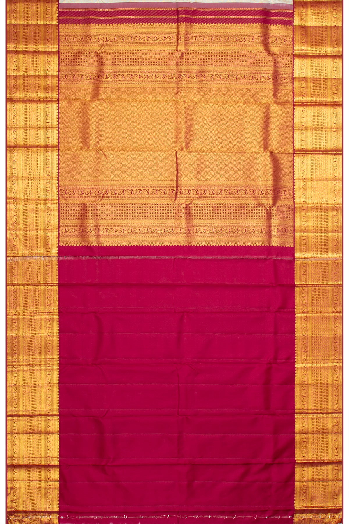 Kanchipuram Silk Brocade Pastel Blue Saree
