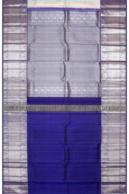 Kanchipuram Silk Brocade Multicolur Saree