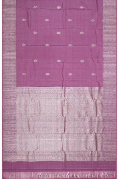 Kanchipuram Silk Butta Lilac Saree