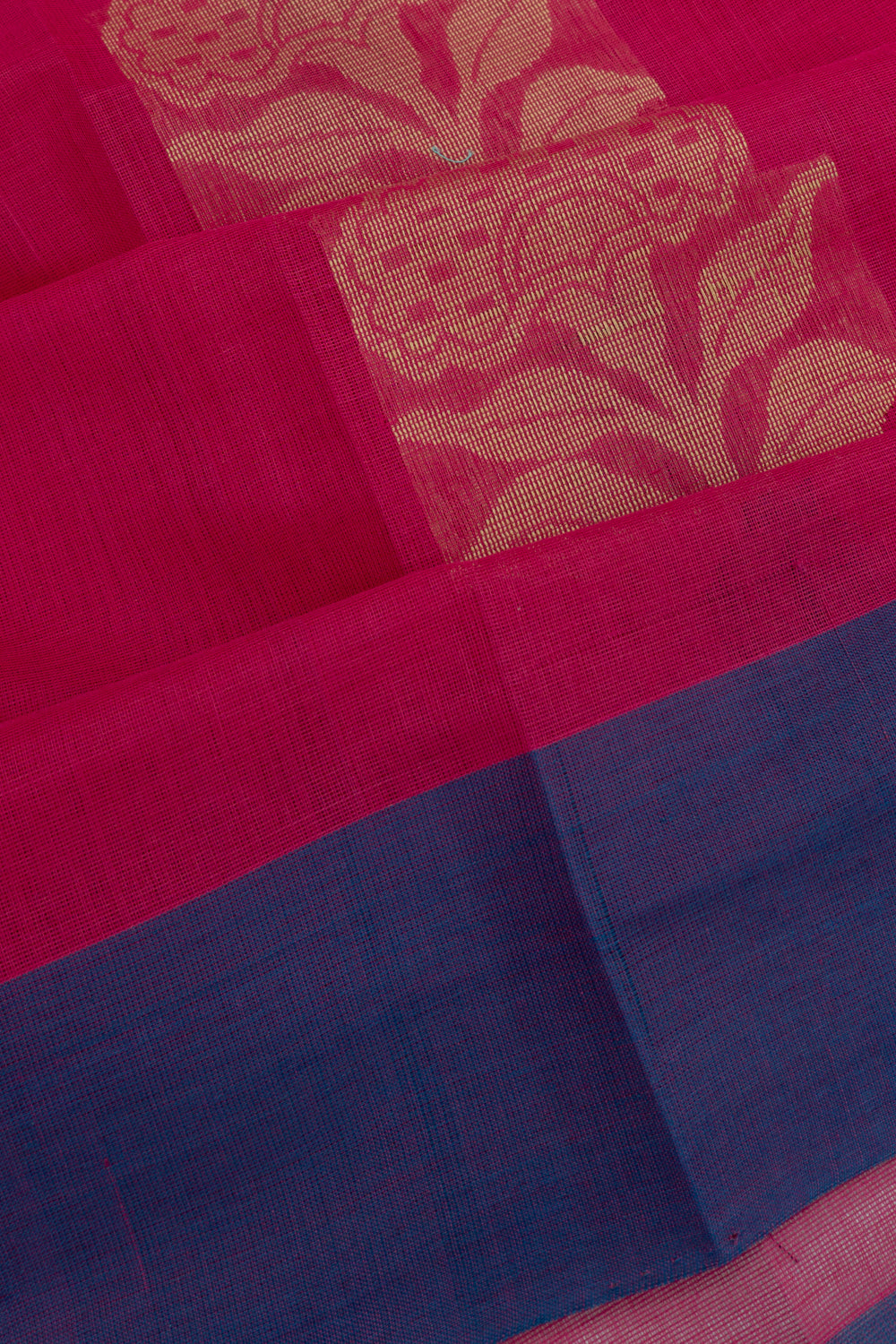 Chettinad Cotton Butta Rani Pink Saree