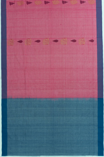 Chettinad Cotton Butta Rani Pink Saree