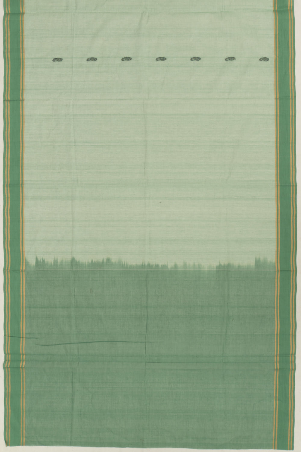 Chettinad Cotton Butta Pastel Green Saree