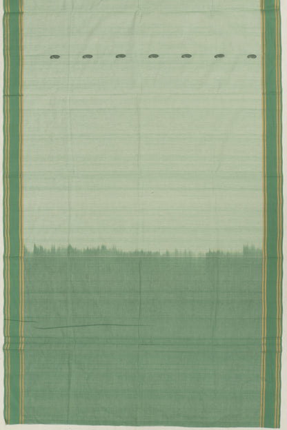 Chettinad Cotton Butta Pastel Green Saree