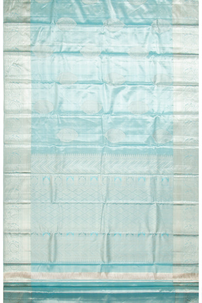 Taranga Kanchi Silk Tissue Butta Sky Blue Saree