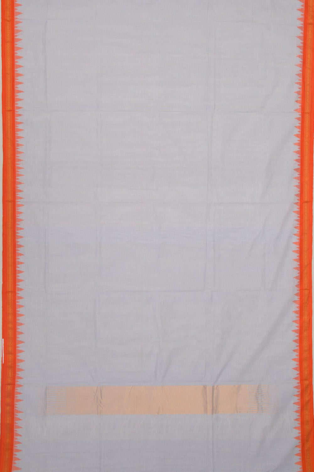 Ponduru Handspun Cotton Plain Pastel Blue Saree