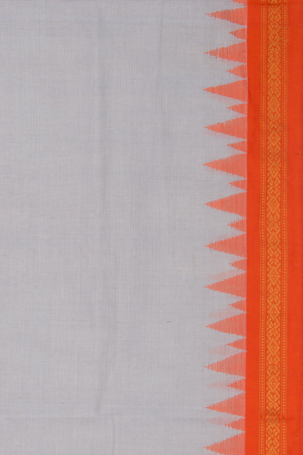 Ponduru Handspun Cotton Plain Pastel Blue Saree