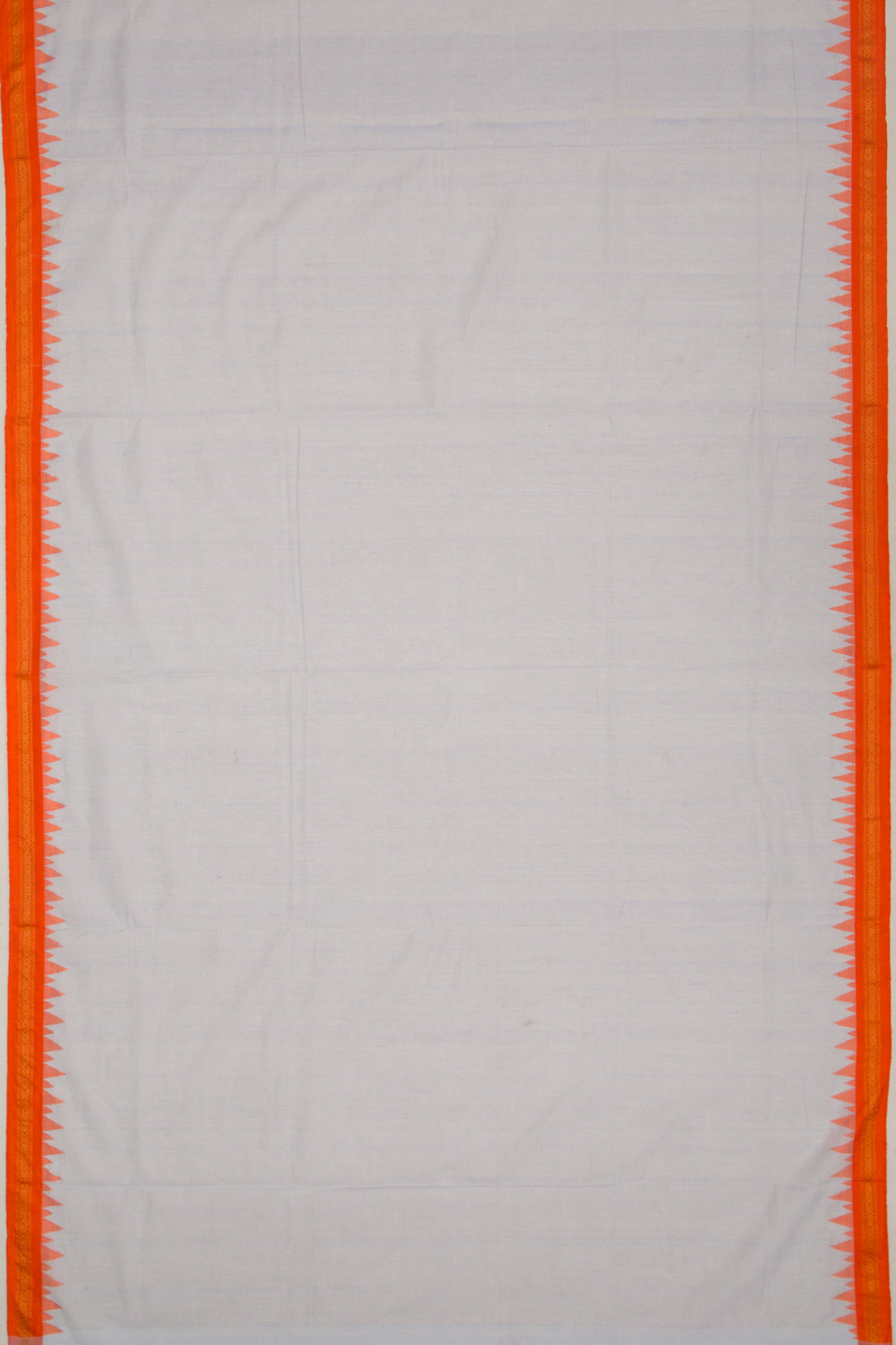 Ponduru Handspun Cotton Plain Pastel Blue Saree