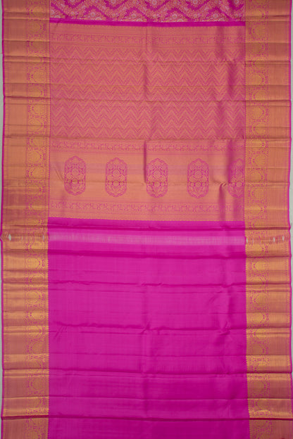 Taranga Kanchi Silk Brocade Pink Saree