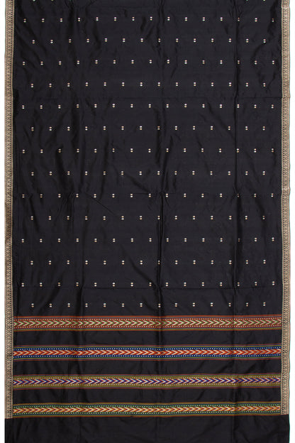 Banarasi Katan Silk Butta Black Saree