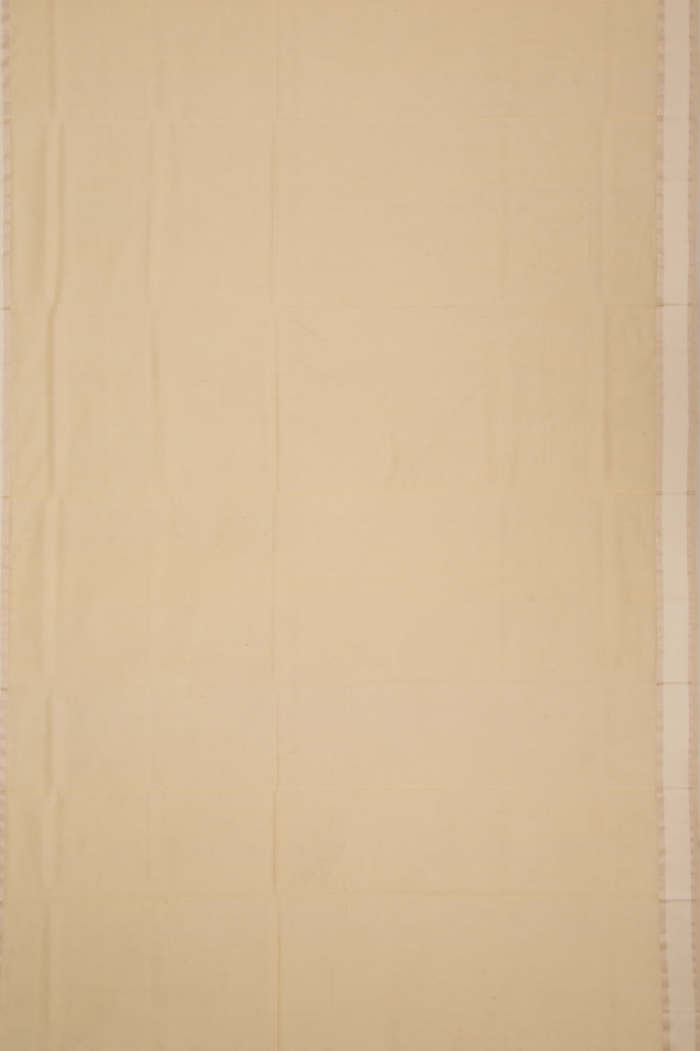 Maheswari Cotton Plain Yellow Saree