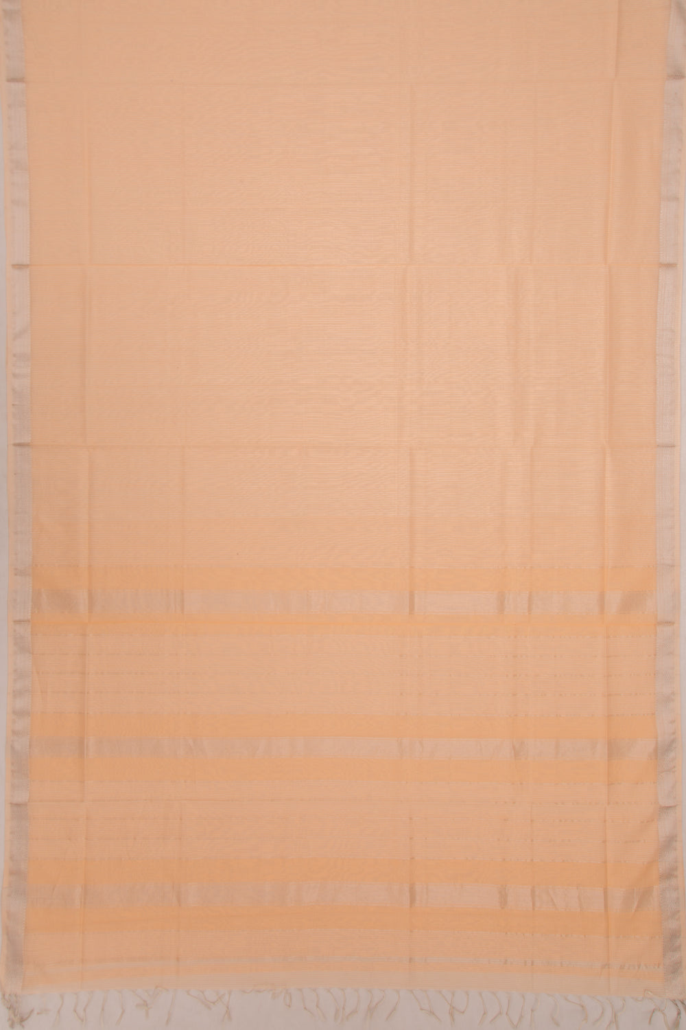 Maheswari Cotton Checks Peach Saree