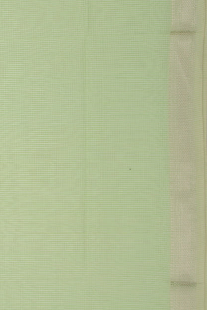 Maheswari Cotton Checks Pista Green Saree
