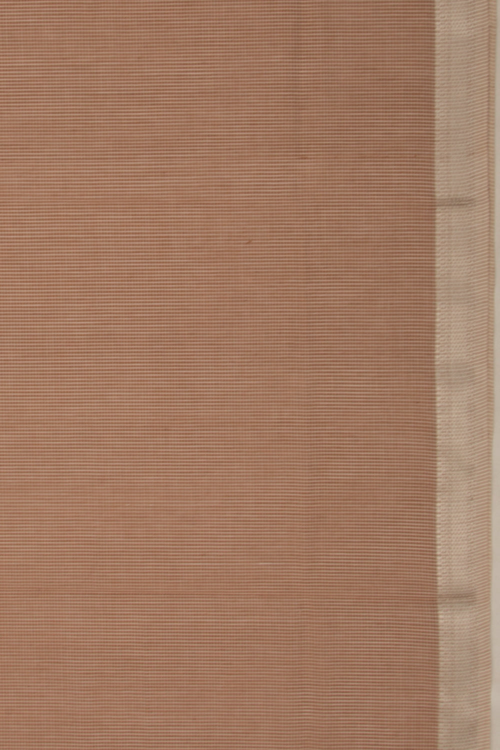 Maheswari Cotton Plain Brown Saree