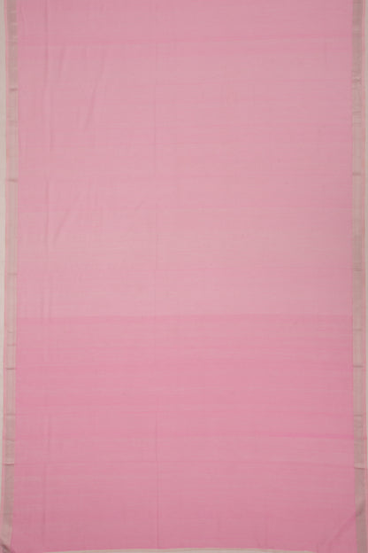 Maheswari Cotton Checks Pastel Pink Saree