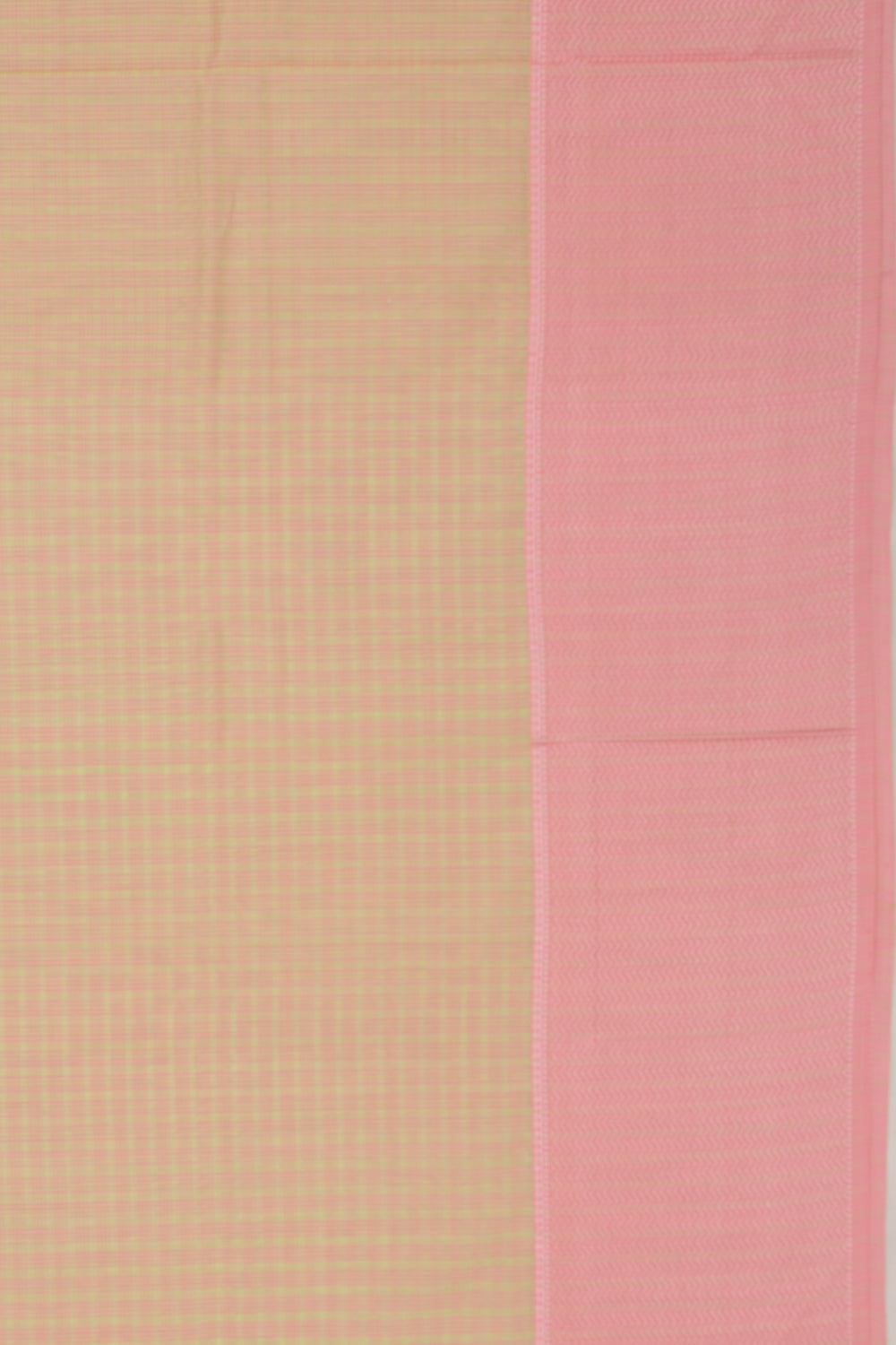 Maheswari Cotton Checks Pink Saree