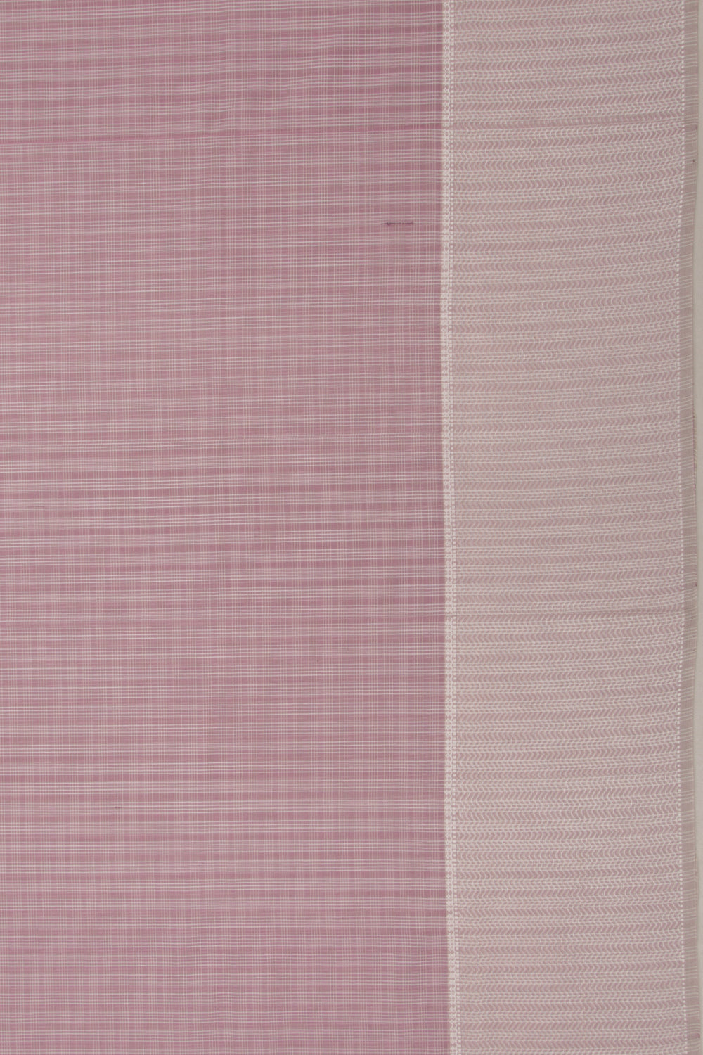 Maheswari Cotton Checks Lavender Saree