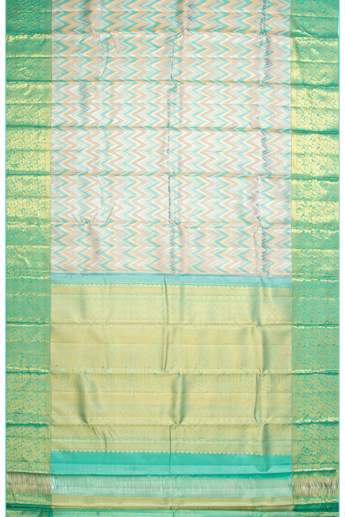 Taranga Kanchi Silk Tissue Multicolour Saree