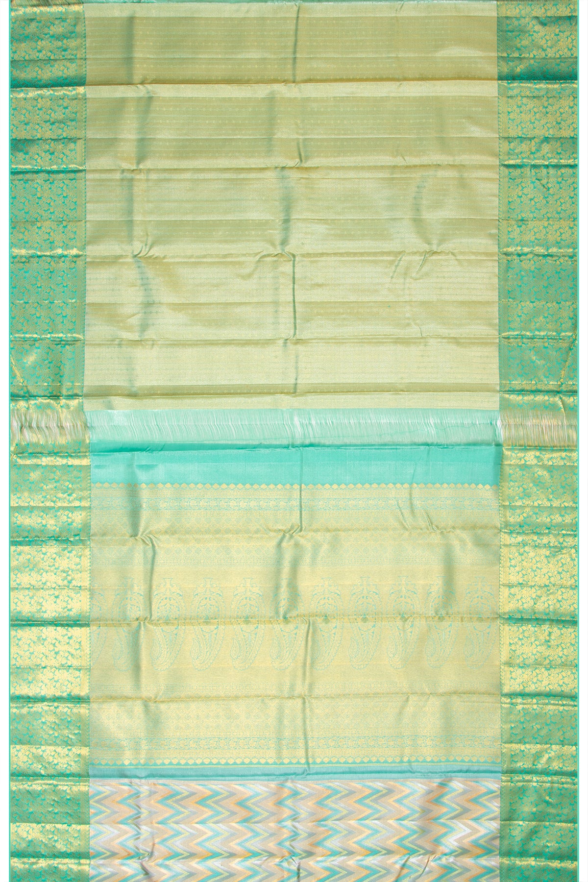 Taranga Kanchi Silk Tissue Multicolour Saree