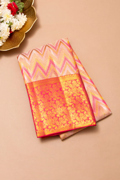 Taranga Kanchi Silk Tissue Multicolour Saree