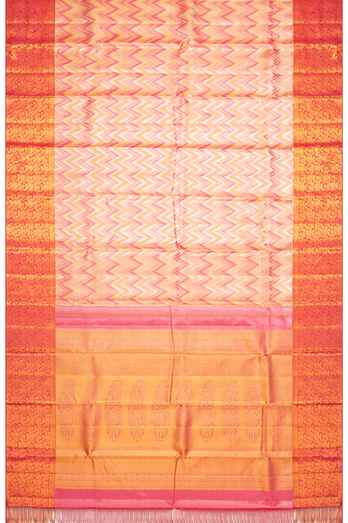 Taranga Kanchi Silk Tissue Multicolour Saree