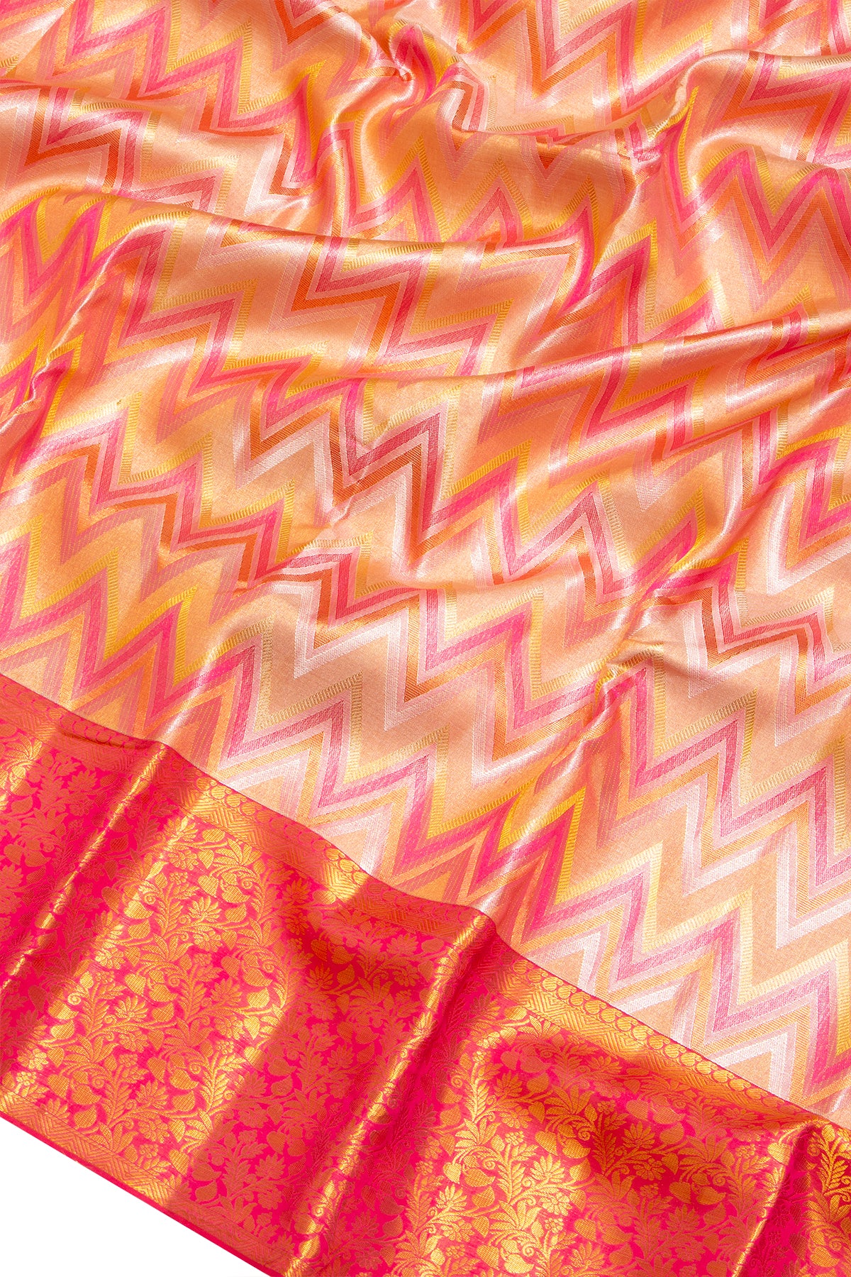Taranga Kanchi Silk Tissue Multicolour Saree
