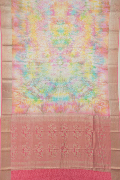 Binny Silk Jacquard Multicolour Saree