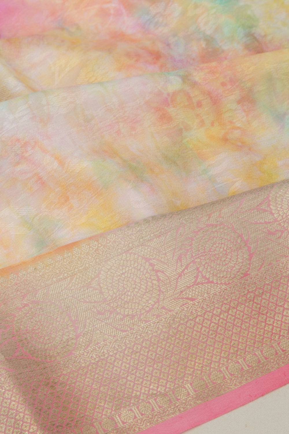 Binny Silk Jacquard Multicolour Saree