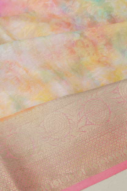 Binny Silk Jacquard Multicolour Saree