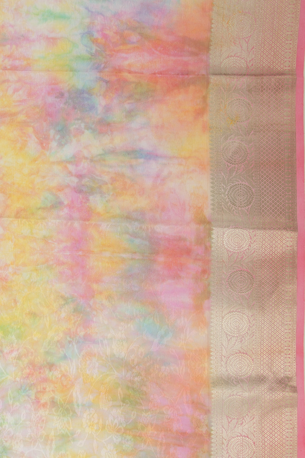 Binny Silk Jacquard Multicolour Saree