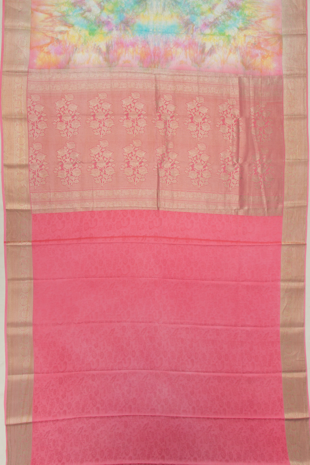 Binny Silk Jacquard Multicolour Saree
