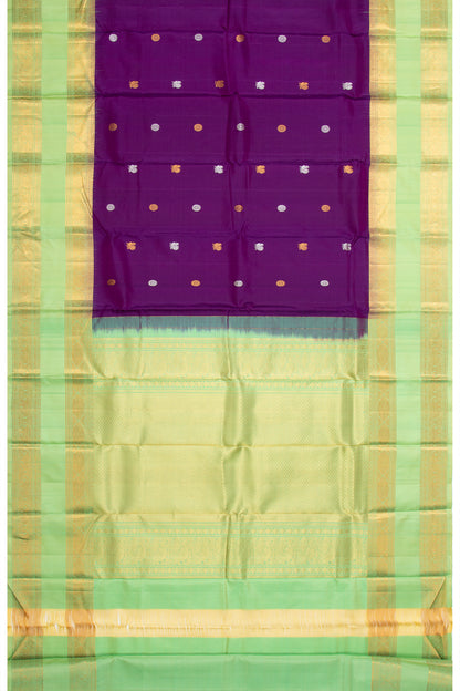 Taranga Kanchi Silk Butta Purple Saree